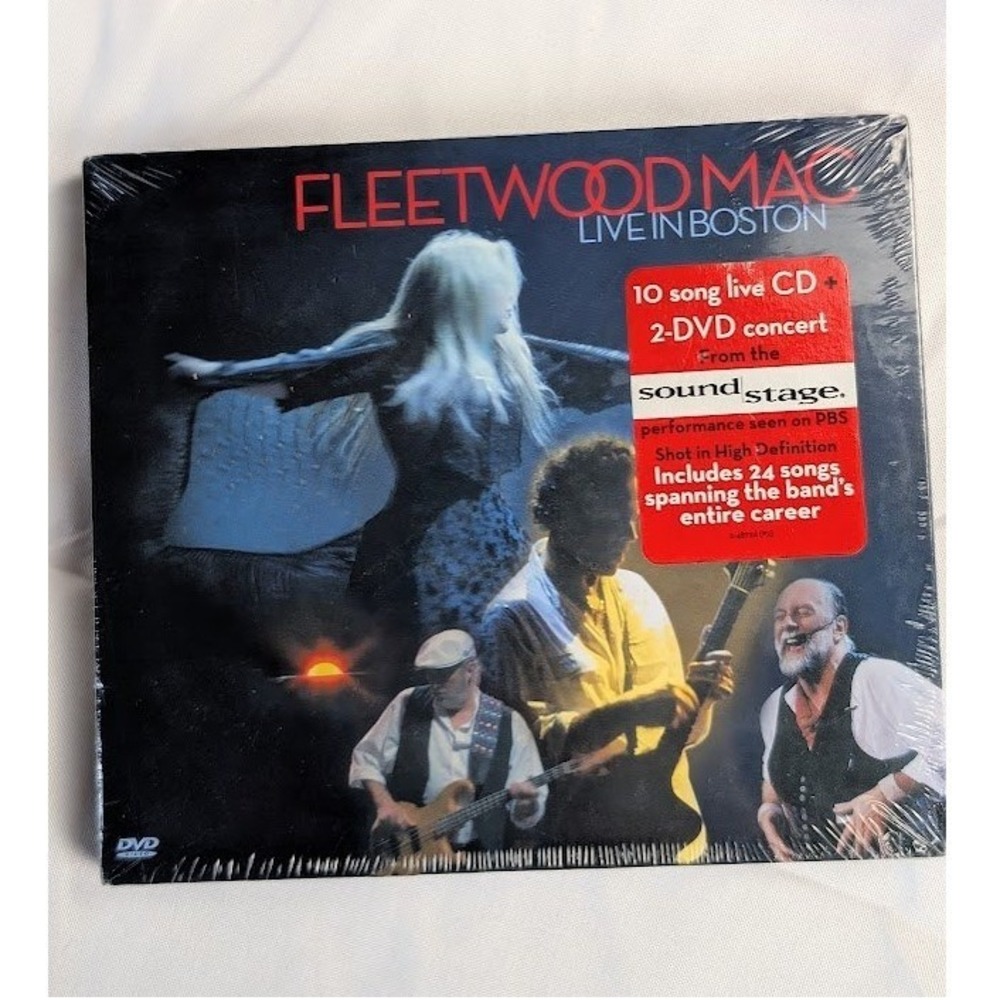 Fleetwood Mac Live in Boston CD 2-DVD Set Soundstage Reprise 2004 New Sealed